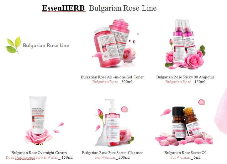 EssenHERB  Bulgarian Rose Line